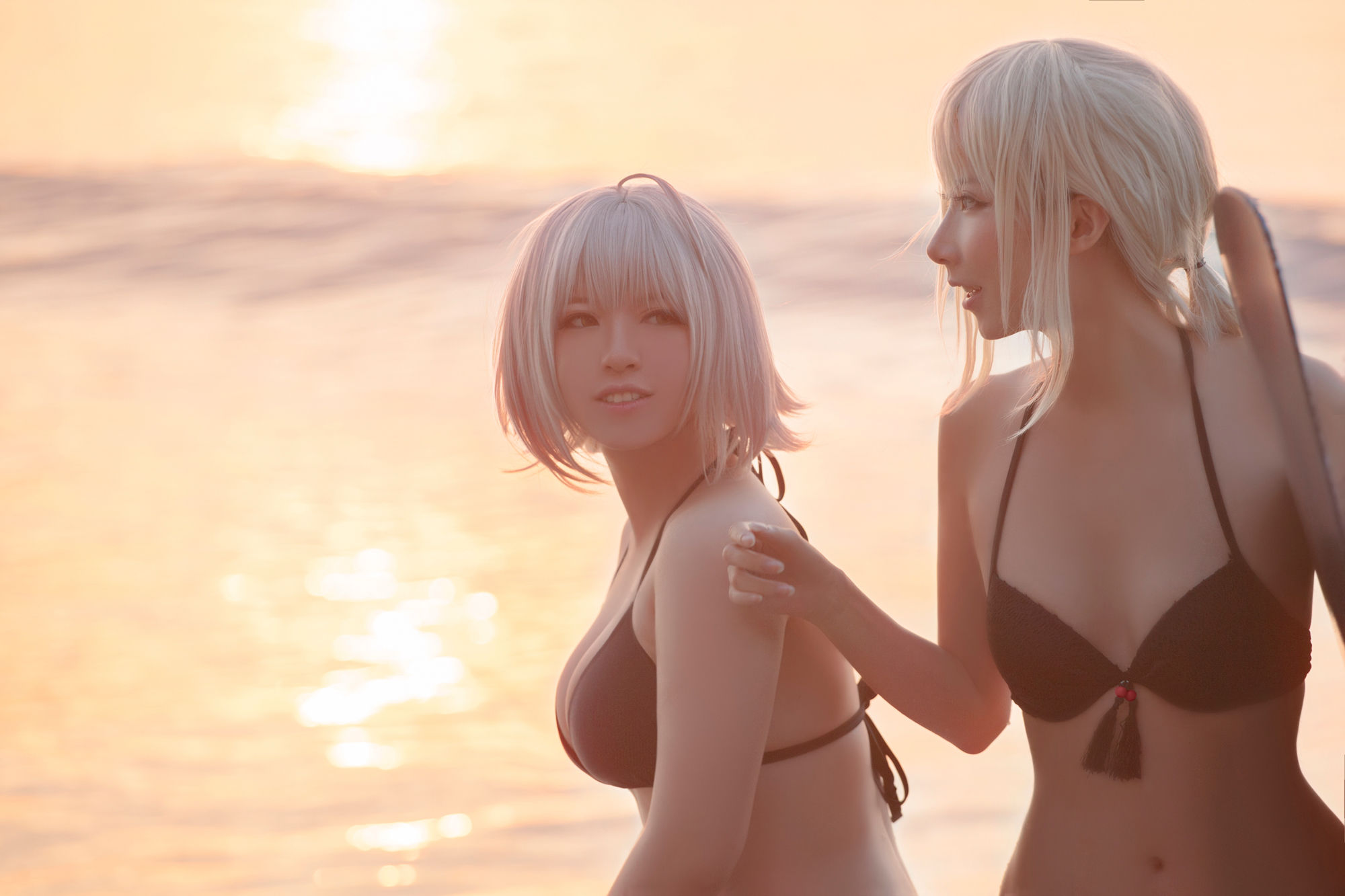 半半子&索索sophia – 海边泳装 [40P] 插图4