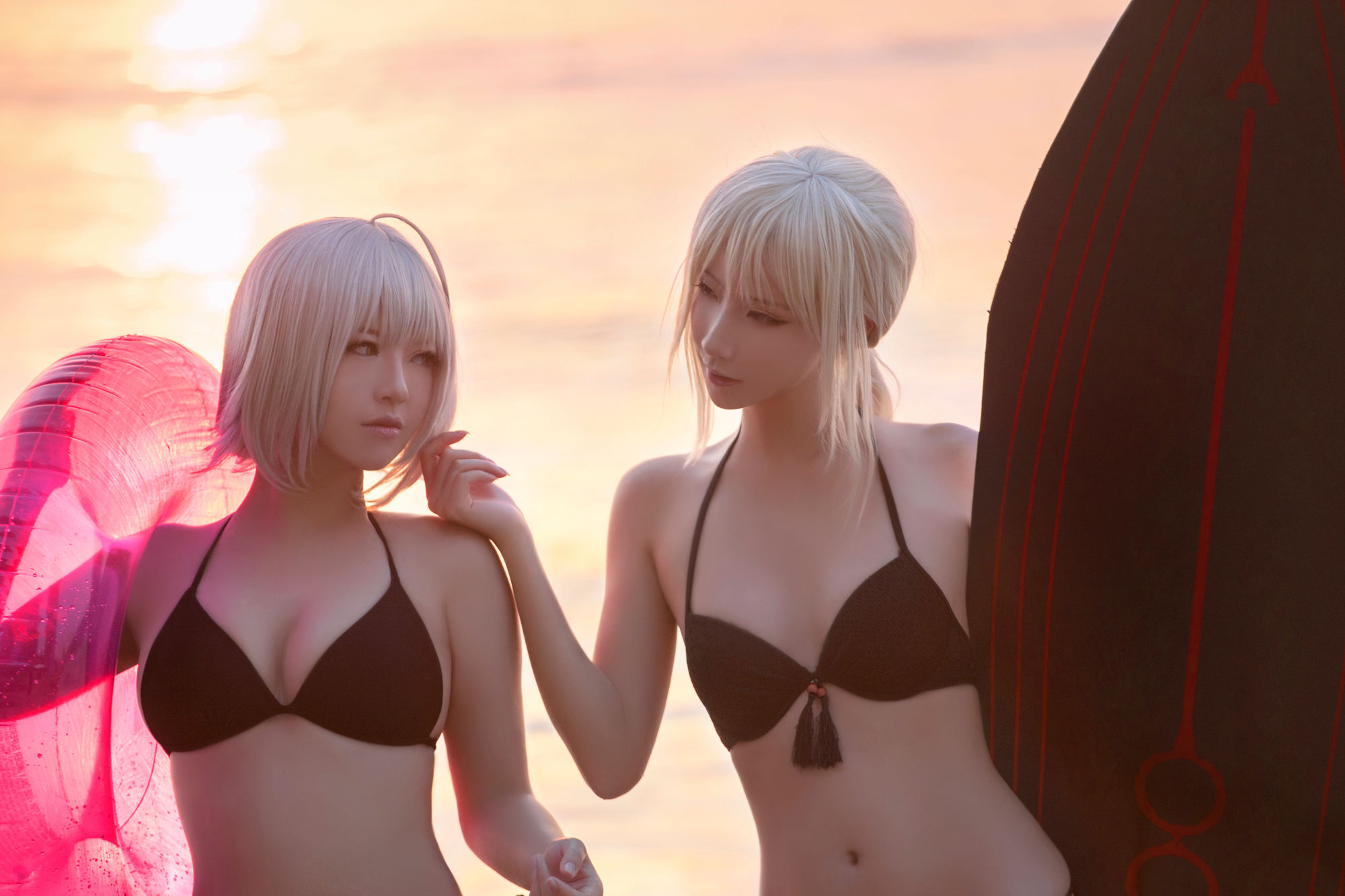 半半子&索索sophia – 海边泳装 [40P] 插图5