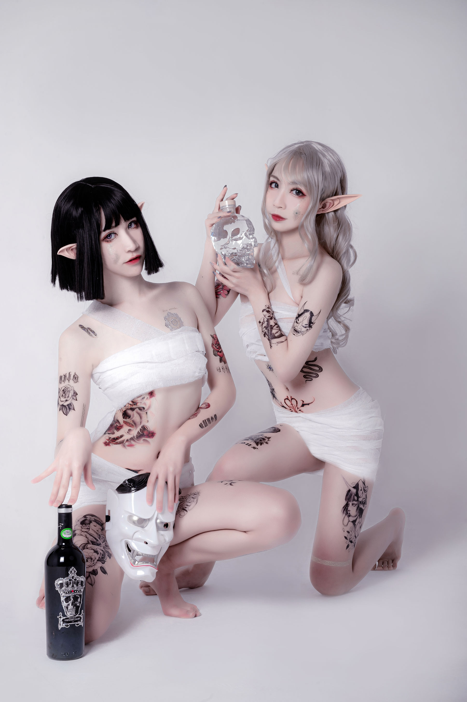 动漫博主阮邑_Fairy – 绑带和武士 [41P] 插图1