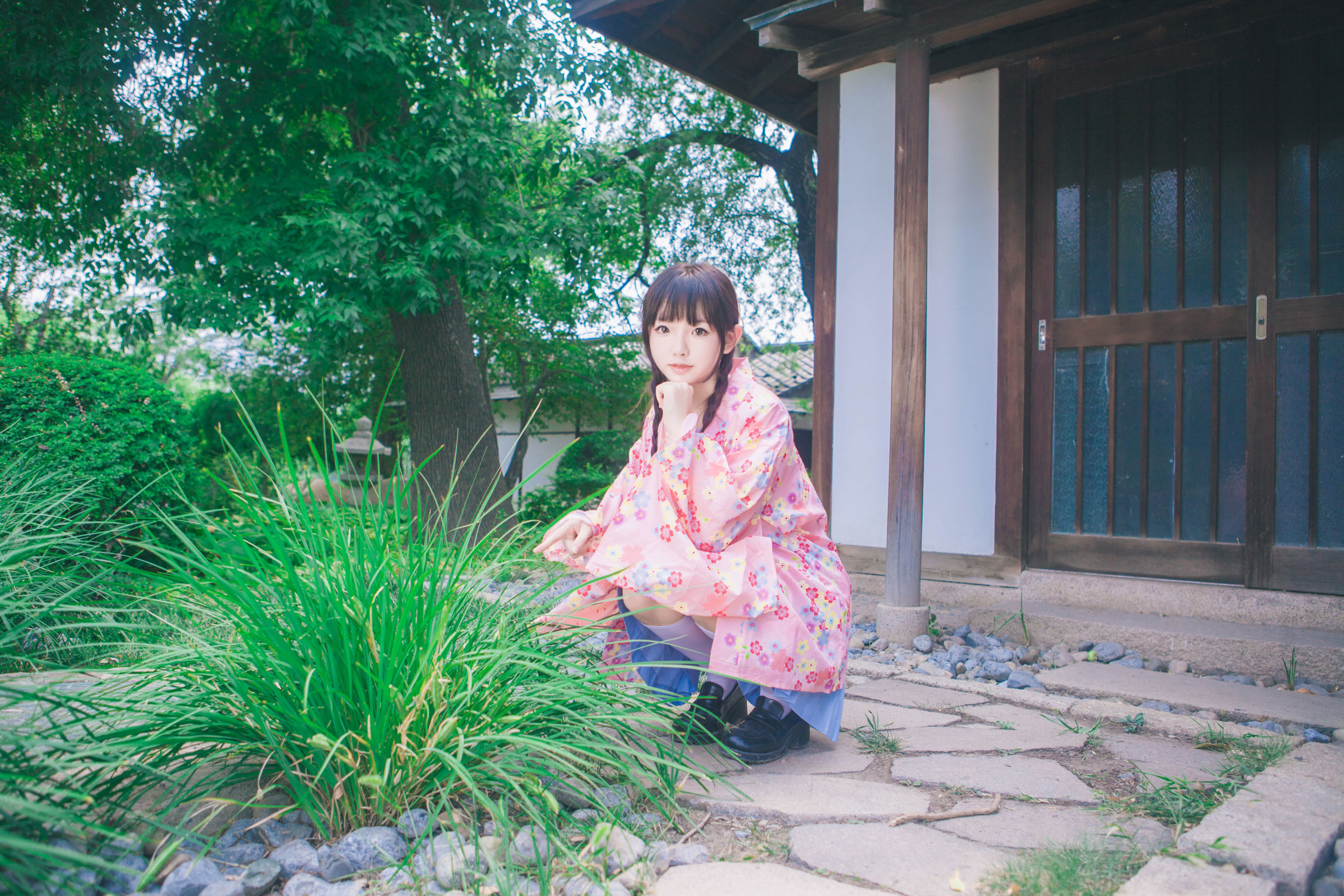 可爱妹妹樱群 和服 [17P] 插图1