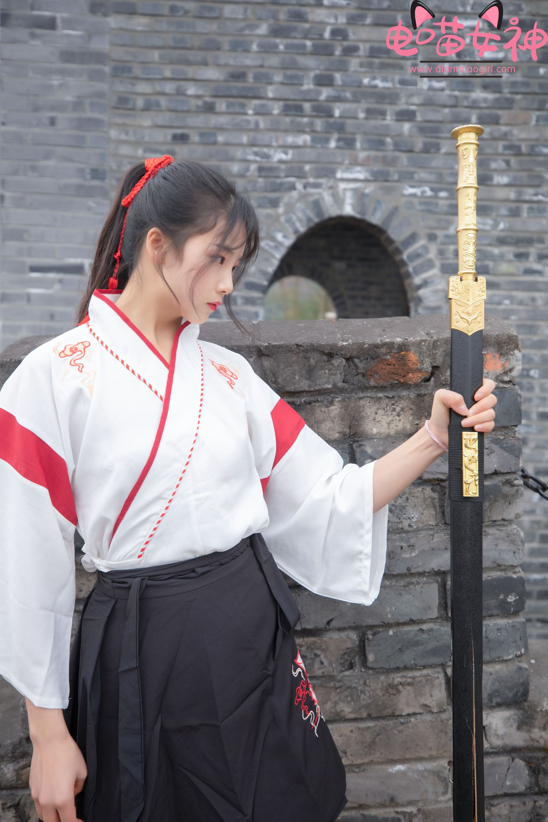 电喵女神 – 灵唯 长城古装 [70P] 插图1