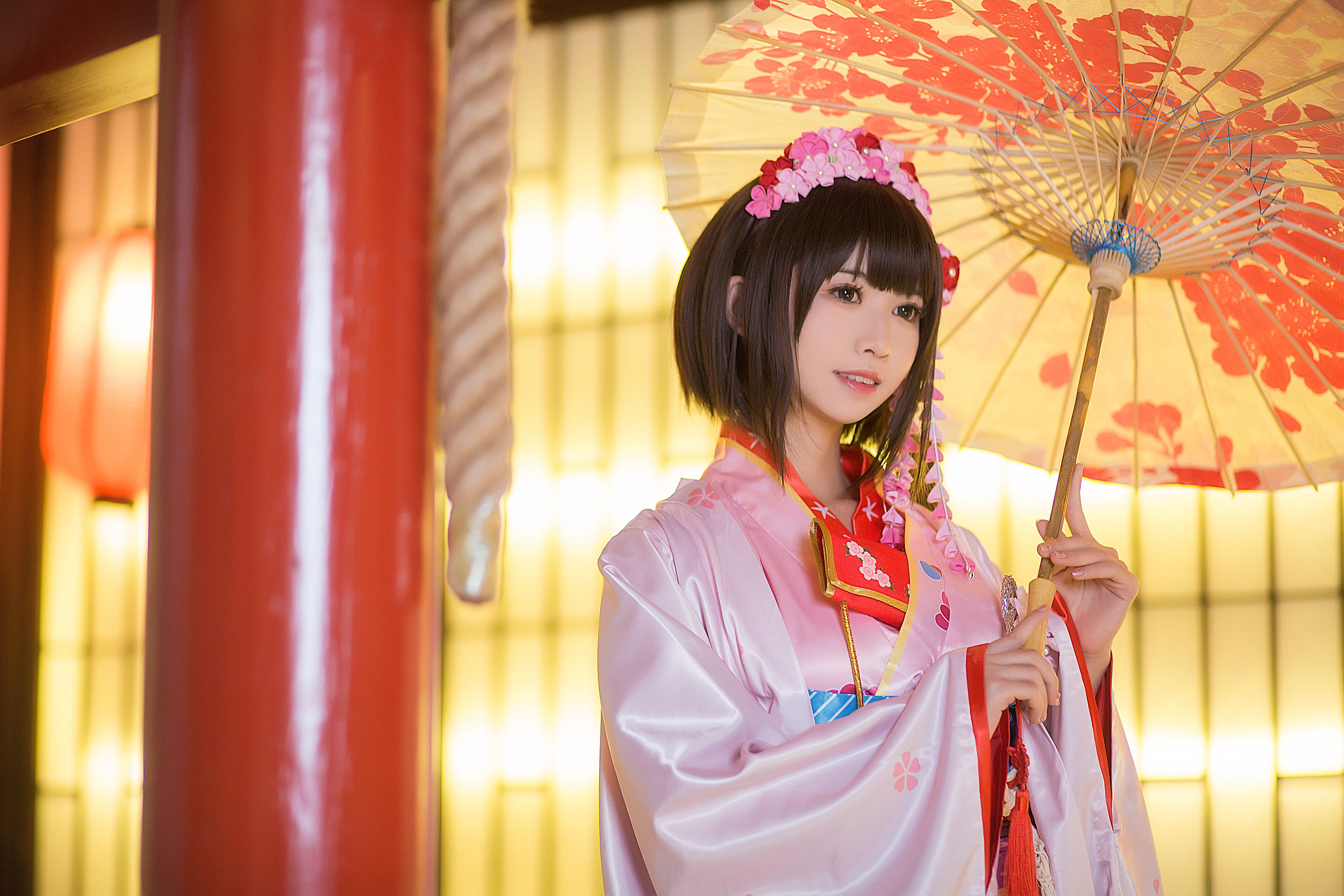超人气Coser鳗鱼霏儿 圣人惠 和服 [12P] 插图1
