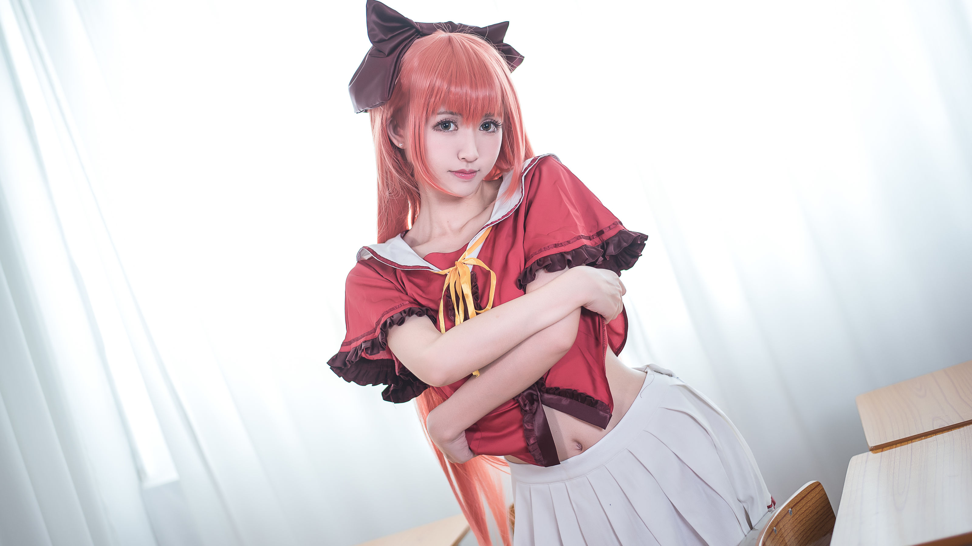 [萝莉COS] 鳗鱼霏儿 – 红发魔女 [20P] 插图1