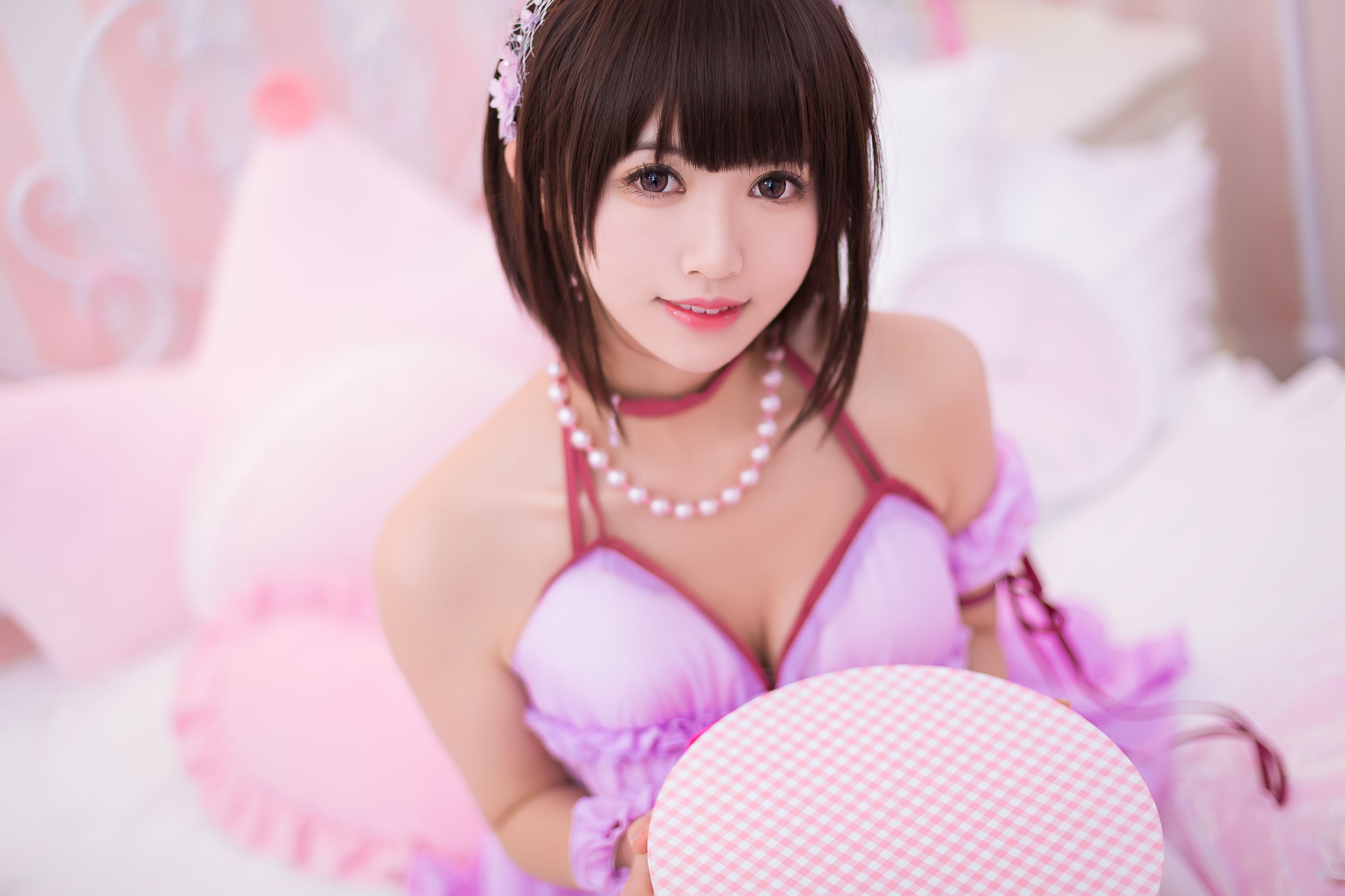 超人气Coser鳗鱼霏儿 圣人惠 睡衣 [9P] 插图1