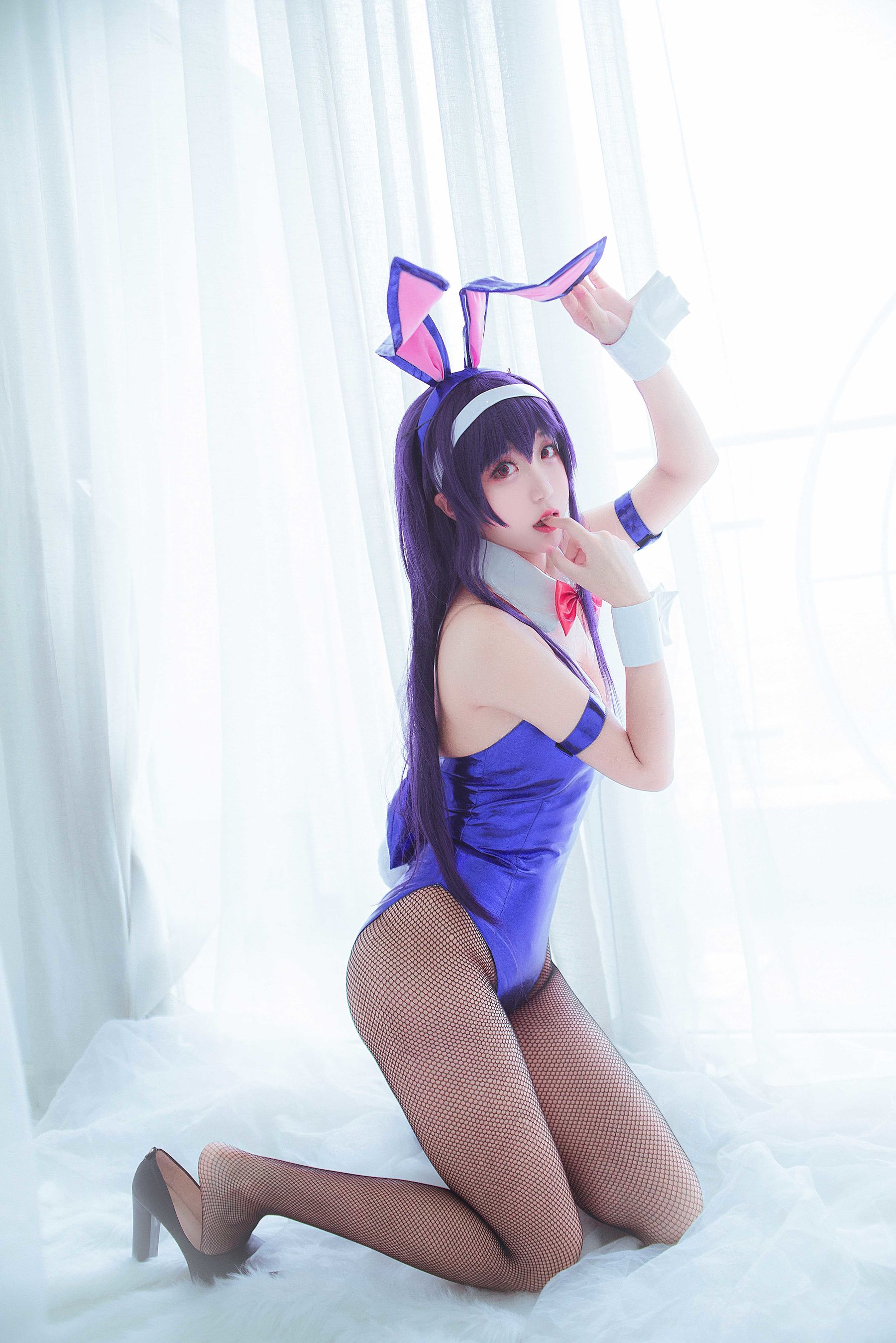 [Cosplay写真] 人气Coser黑川 – 学姐 [10P] 插图1