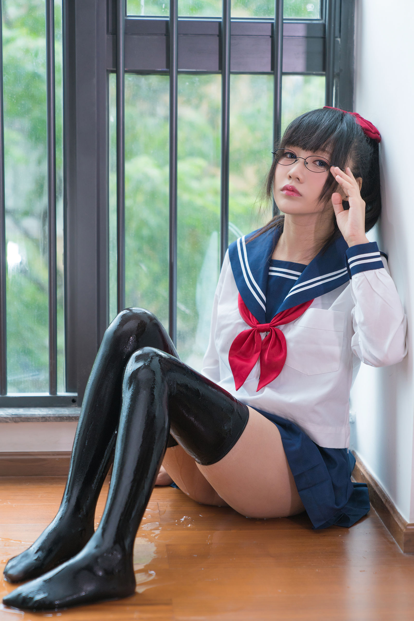 銘銘Kizami 湿湿的JK [42P] 插图1