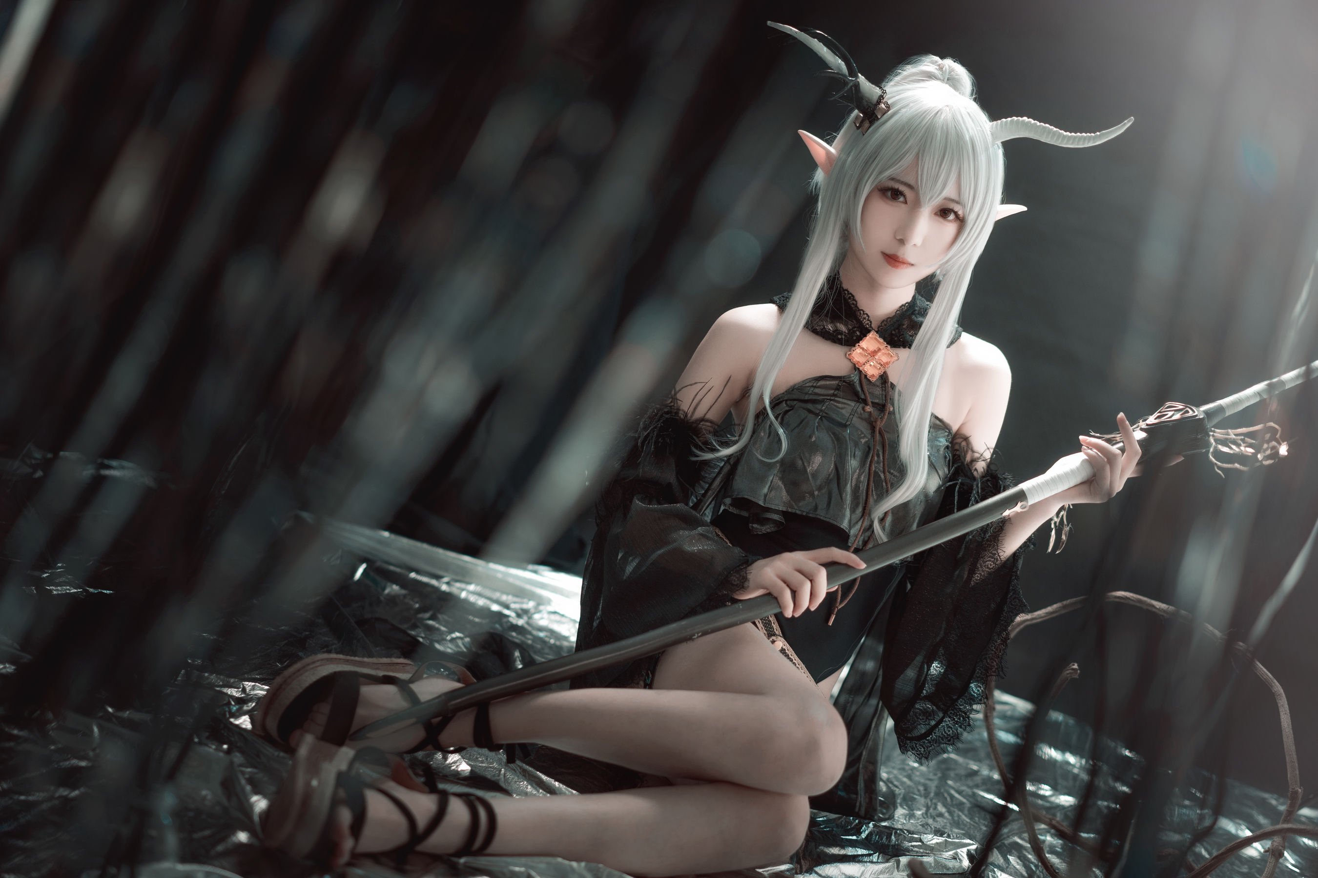 小姐姐弥音音ww 明日方舟 闪灵 [16P] 插图1