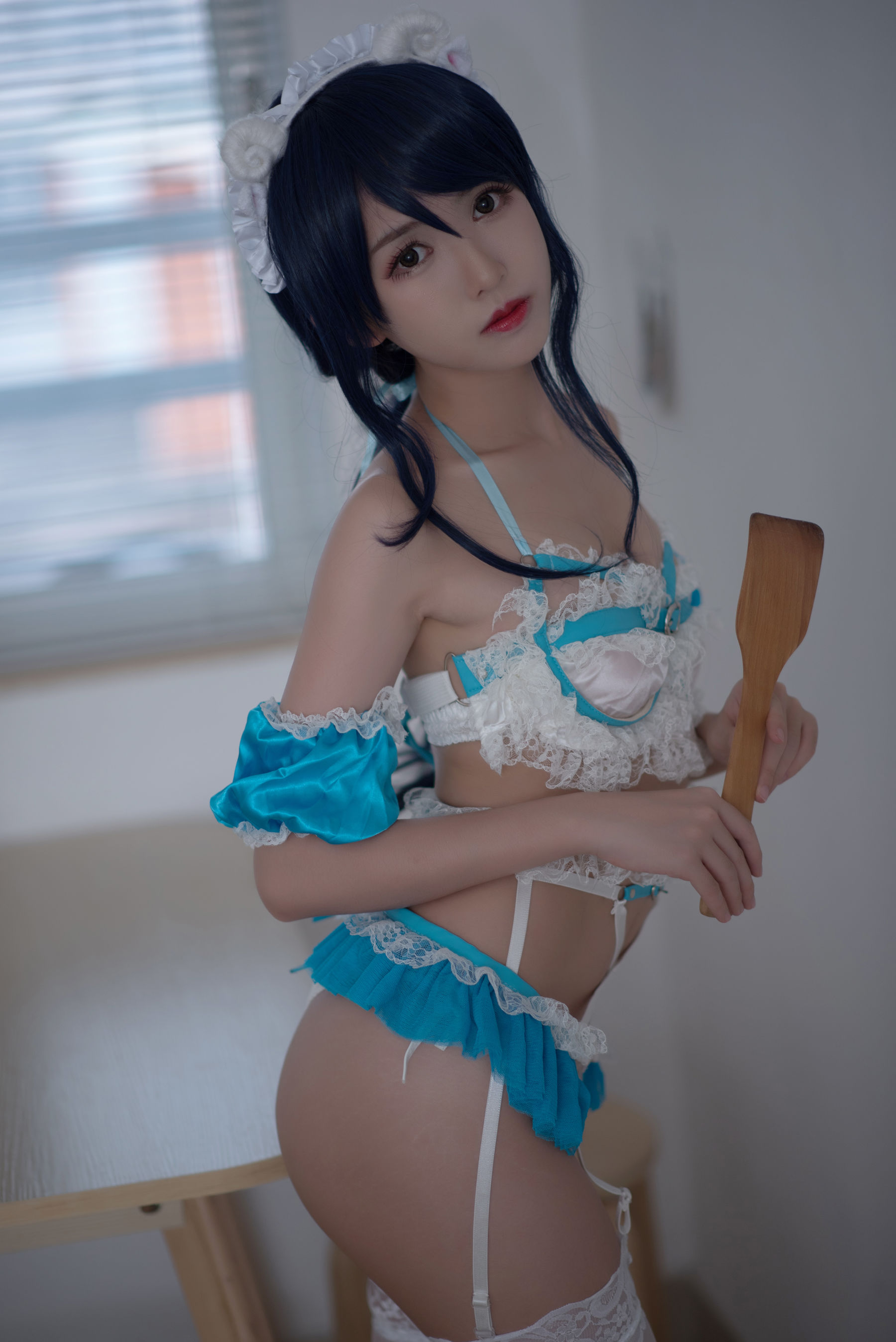 [萝莉COS] 鳗鱼霏儿 – 兽耳 蕾丝女仆 [11P] 插图1