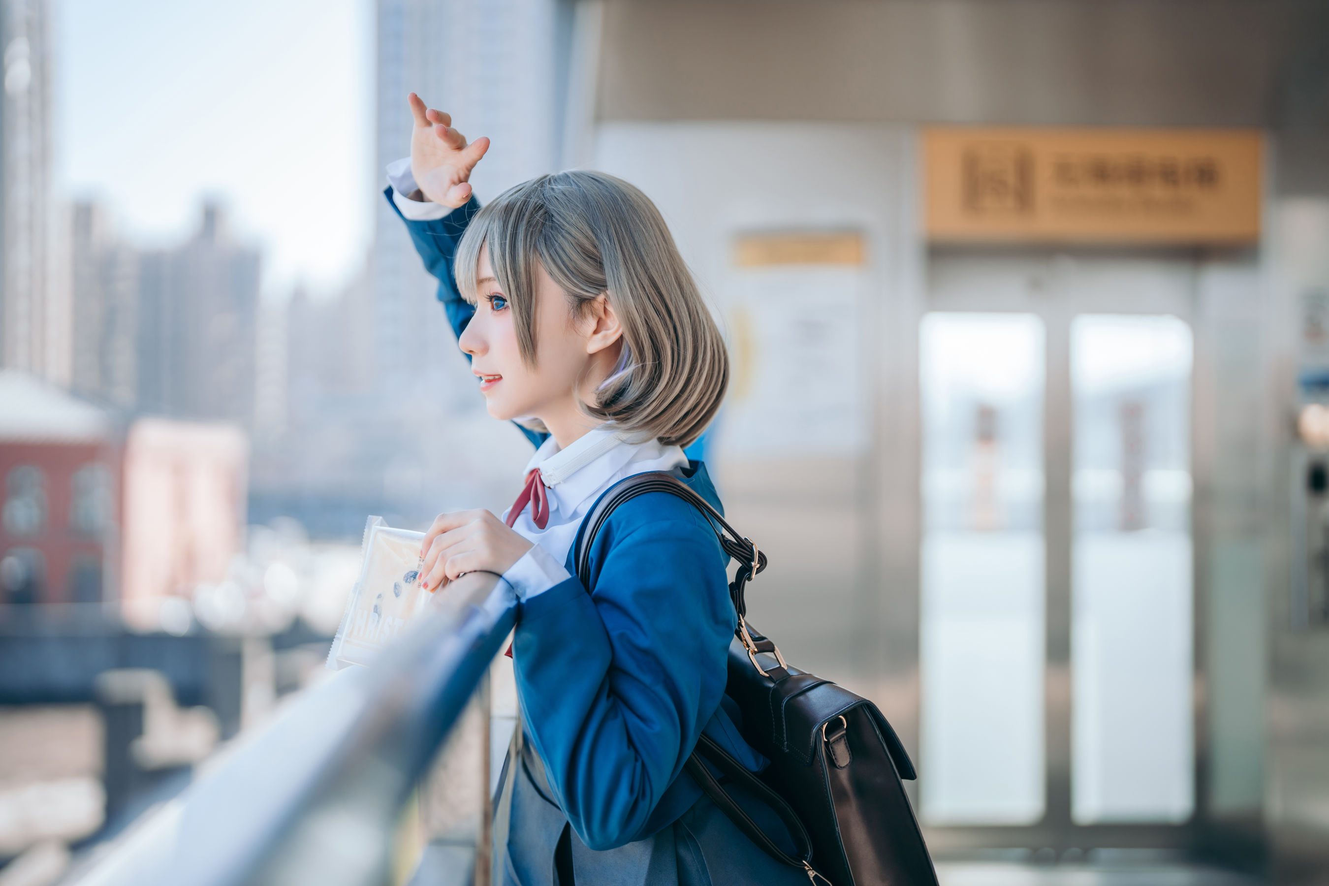 花柒Hana – 唐可可校服 [15P] 插图1