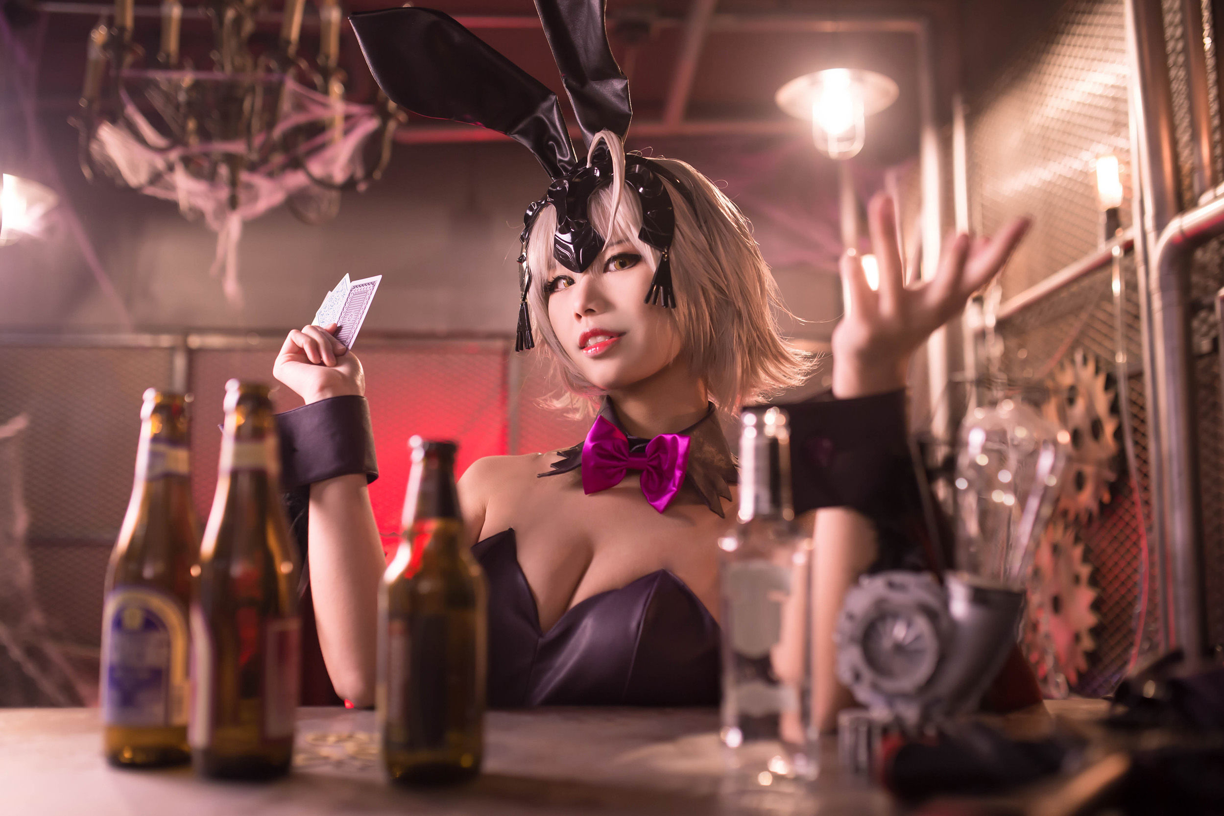 [Cosplay写真] Coser萱-KaYa – 黑贞 兔女郎 [12P] 插图1