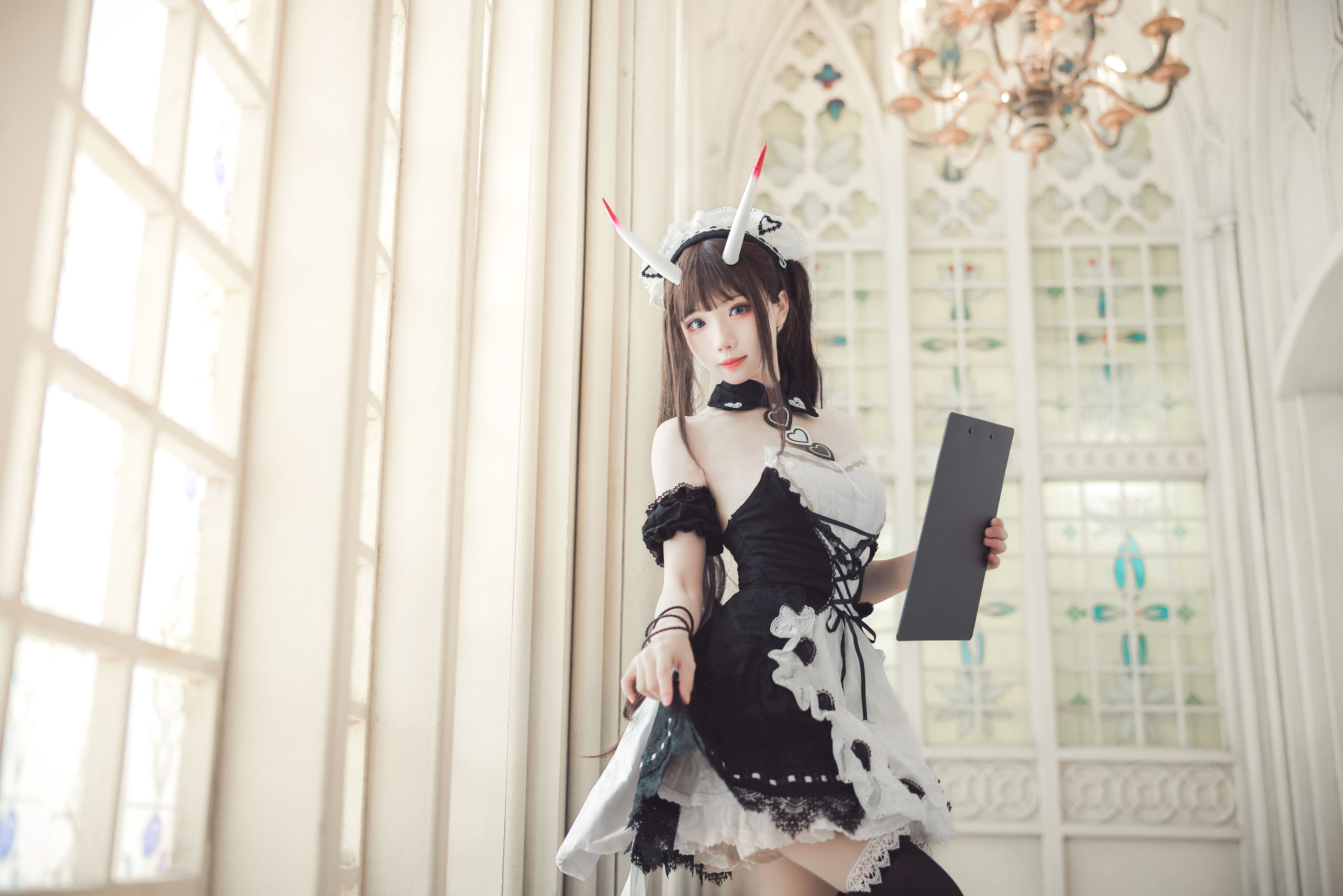 花柒Hana – 能代女仆 [21P] 插图1
