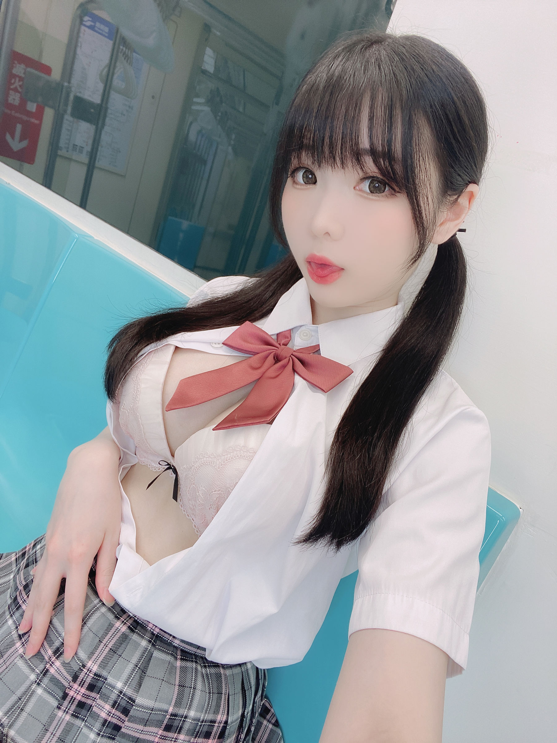 霜月shimo – JK格子裙 [22P] 插图1