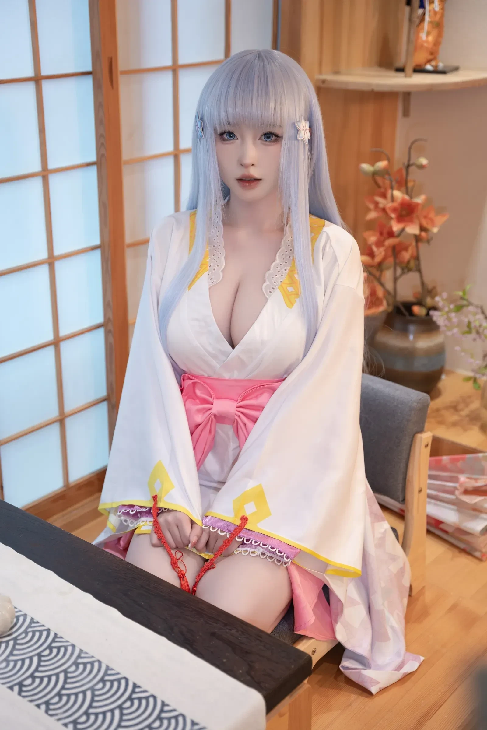 清水由乃 – 美少女万华镜 雪女原服 [58P] 插图1