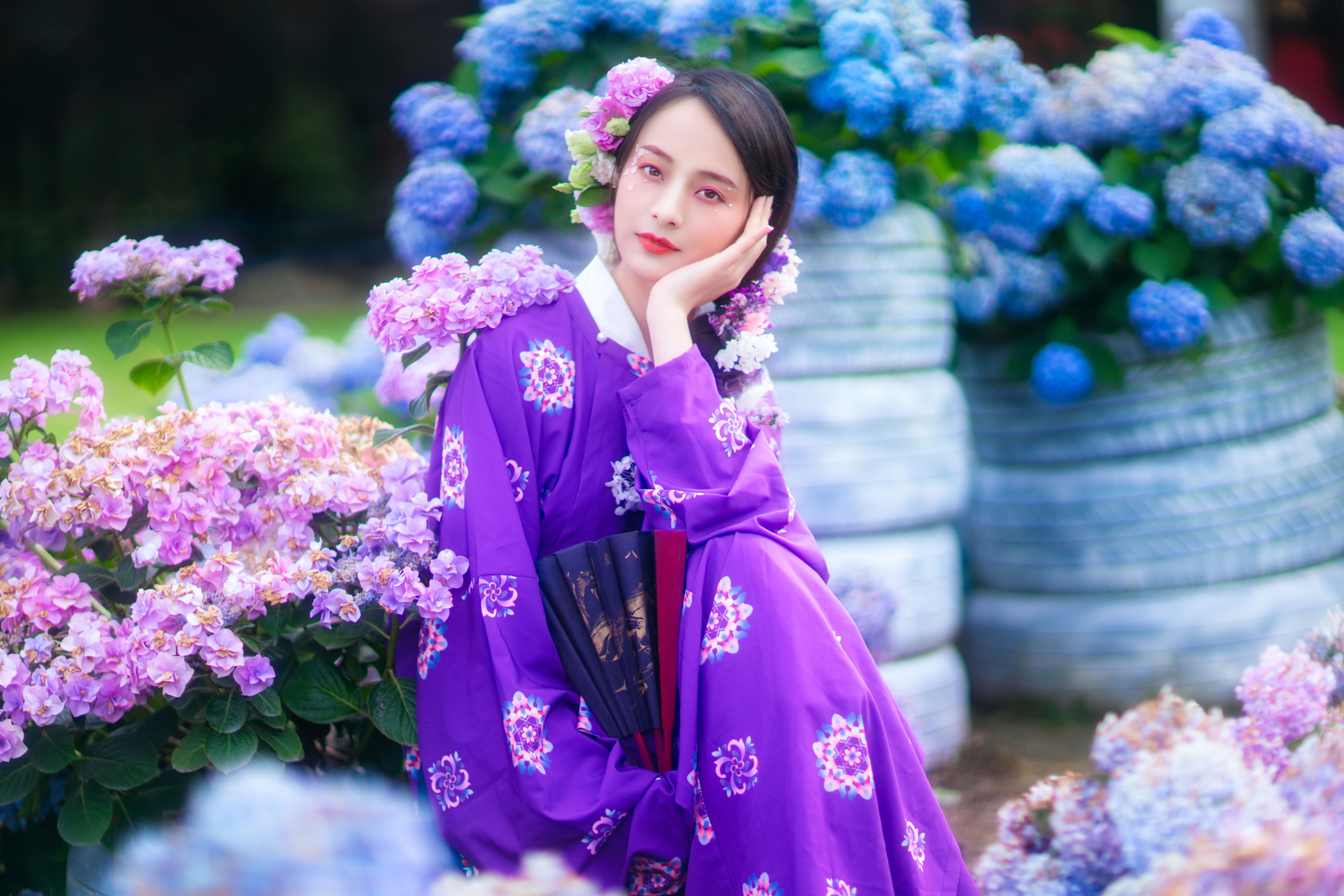 欢欢 – 《紫色初夏》[35P] 插图3