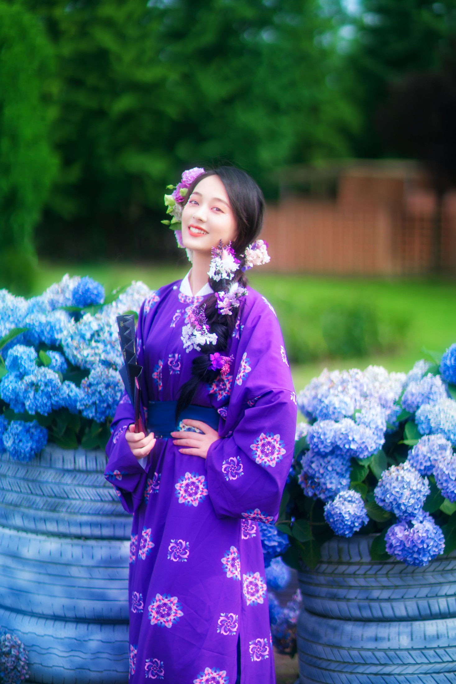 欢欢 – 《紫色初夏》[35P] 插图4