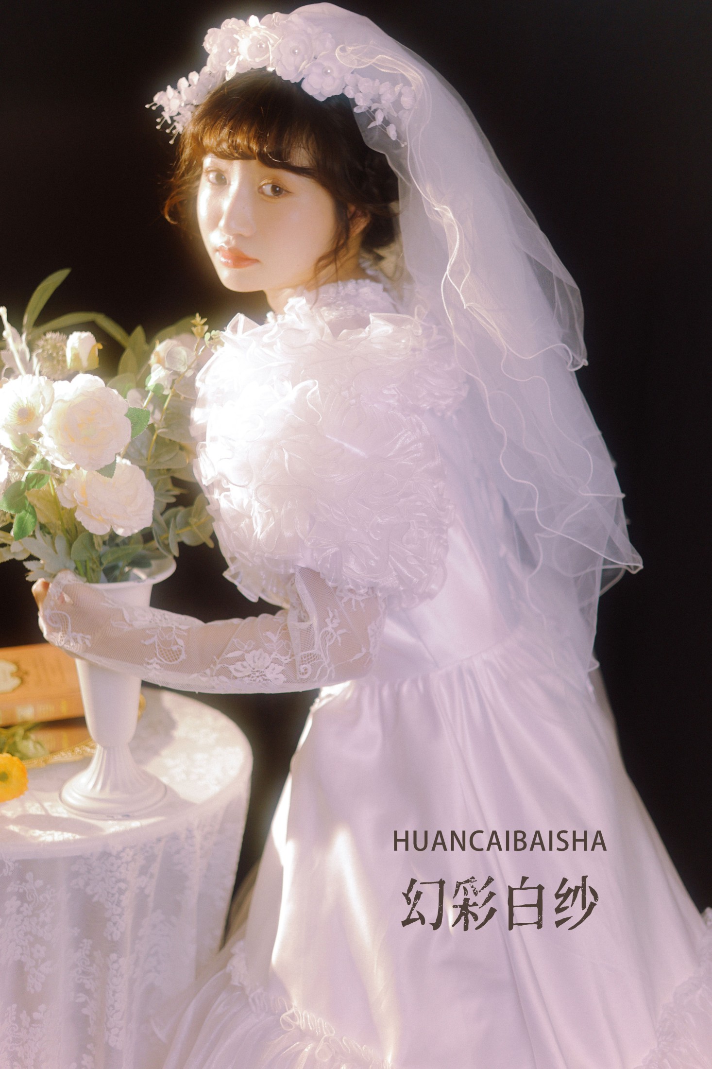 蓝胖子 – 《幻彩白纱》[45P] 插图1
