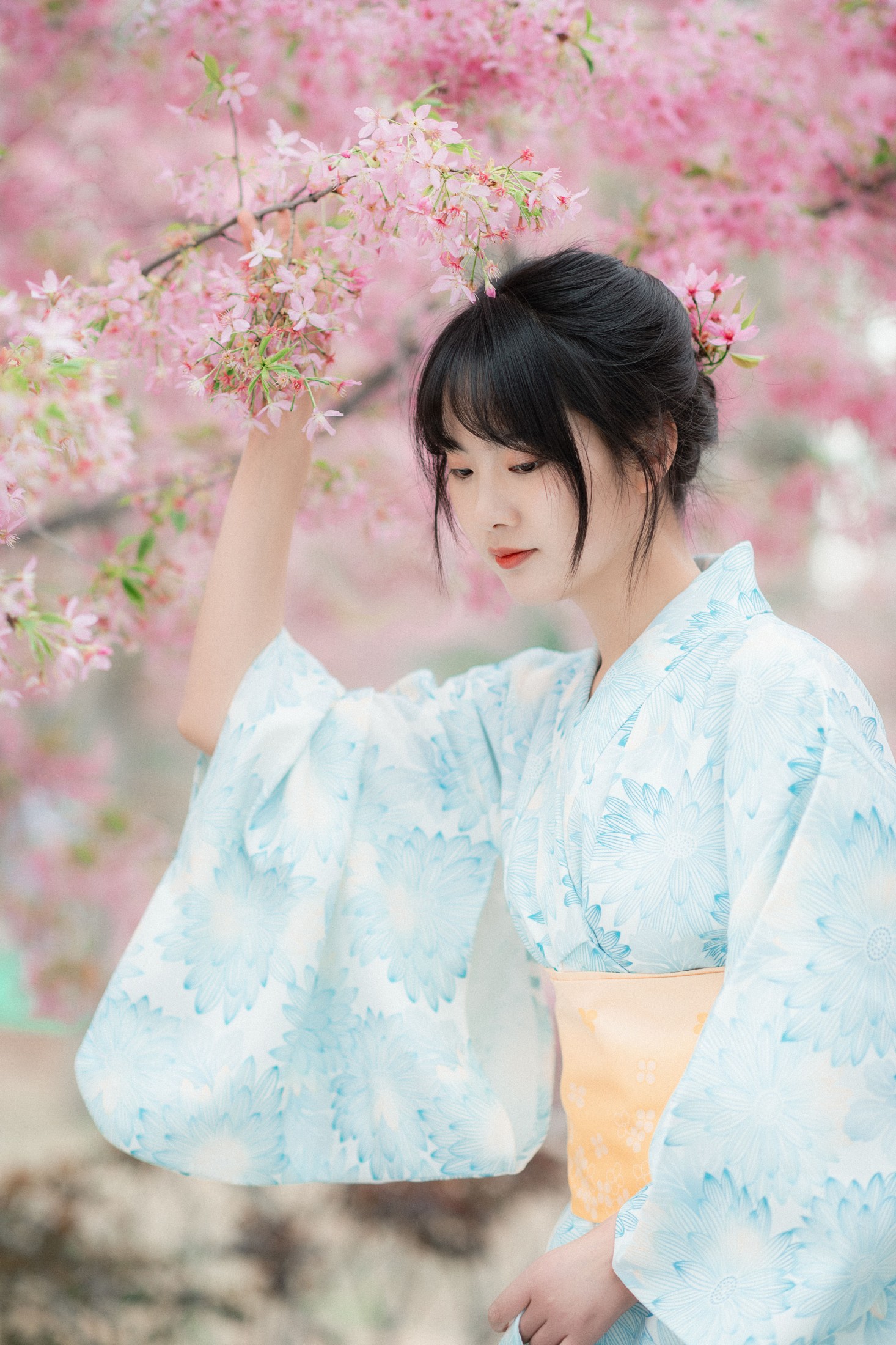 爱拍照的梅梅 – 《樱花树下》[23P] 插图3