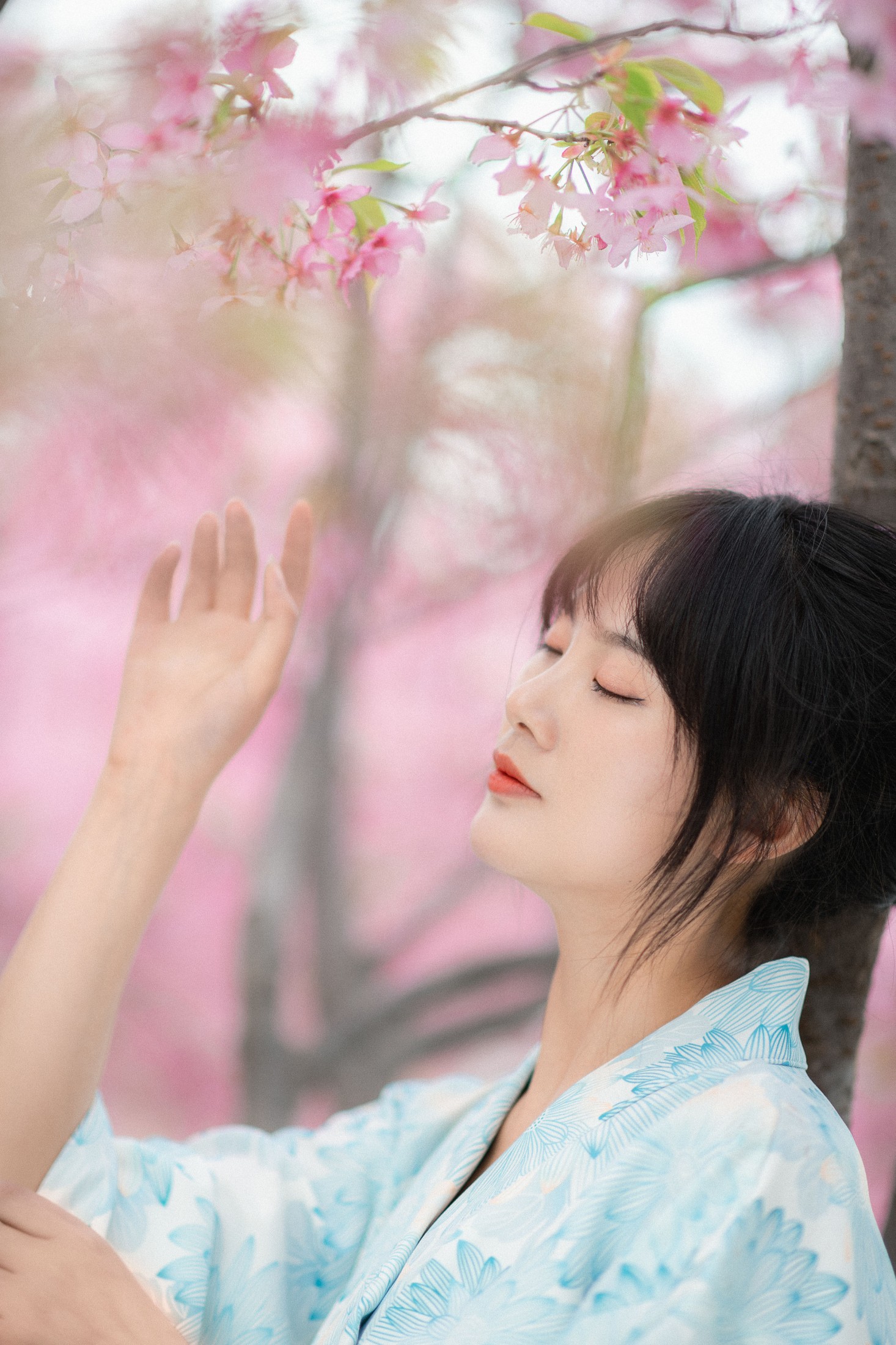 爱拍照的梅梅 – 《樱花树下》[23P] 插图4