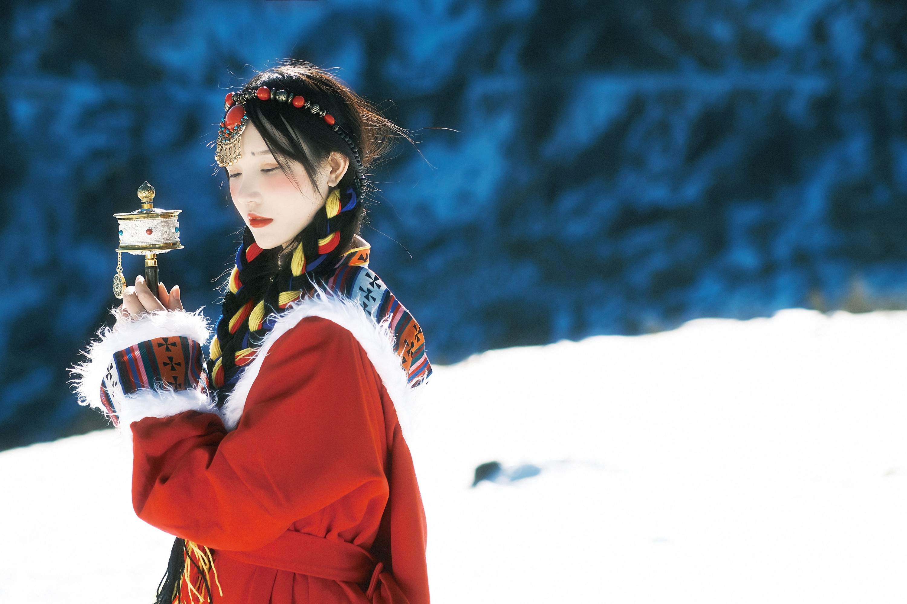 小霜 – 《我离不开神山，你带一支格桑花走吧》[22P] 插图4