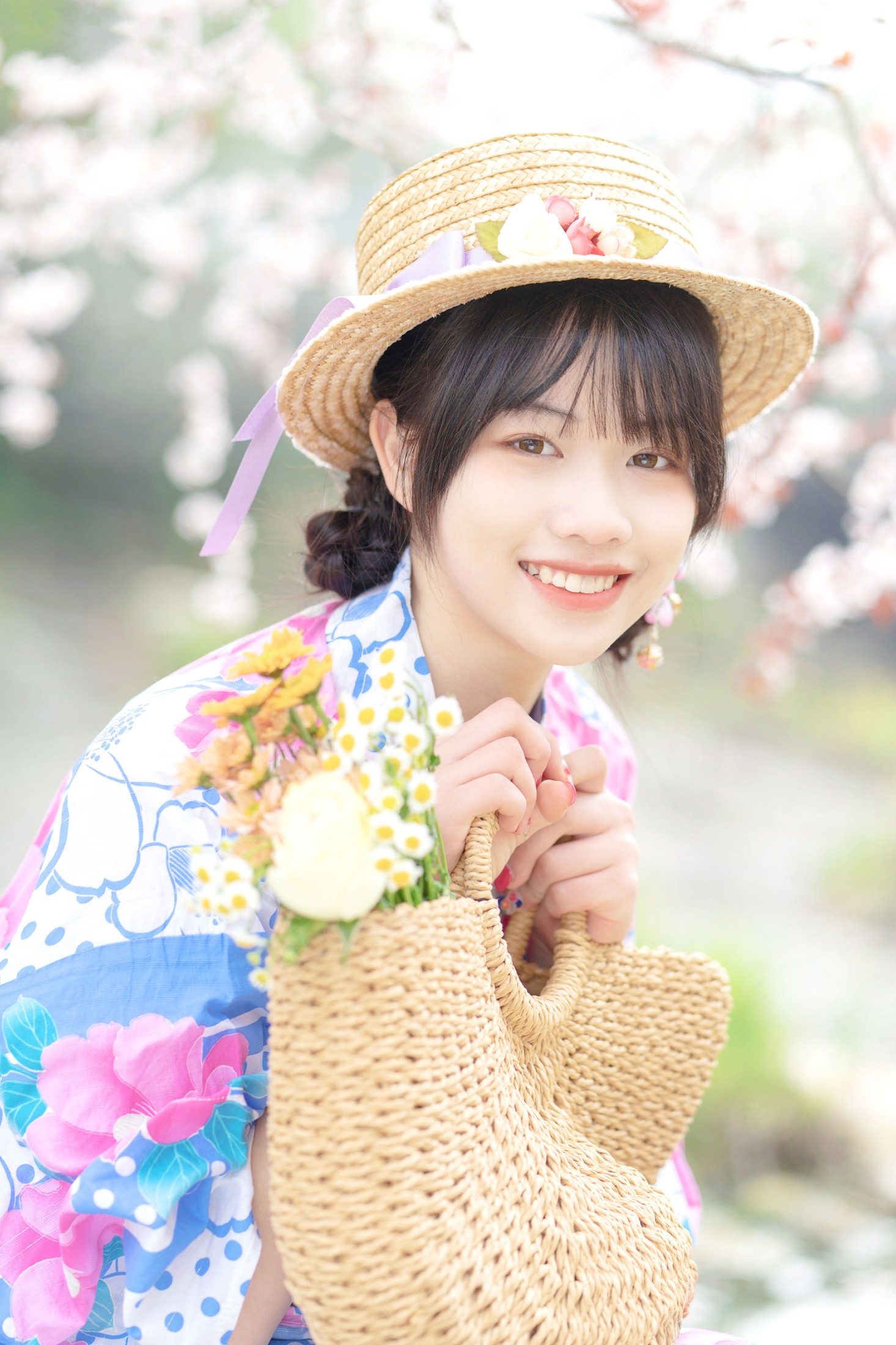 泉泉 – 《春日花和服》[32P] 插图5