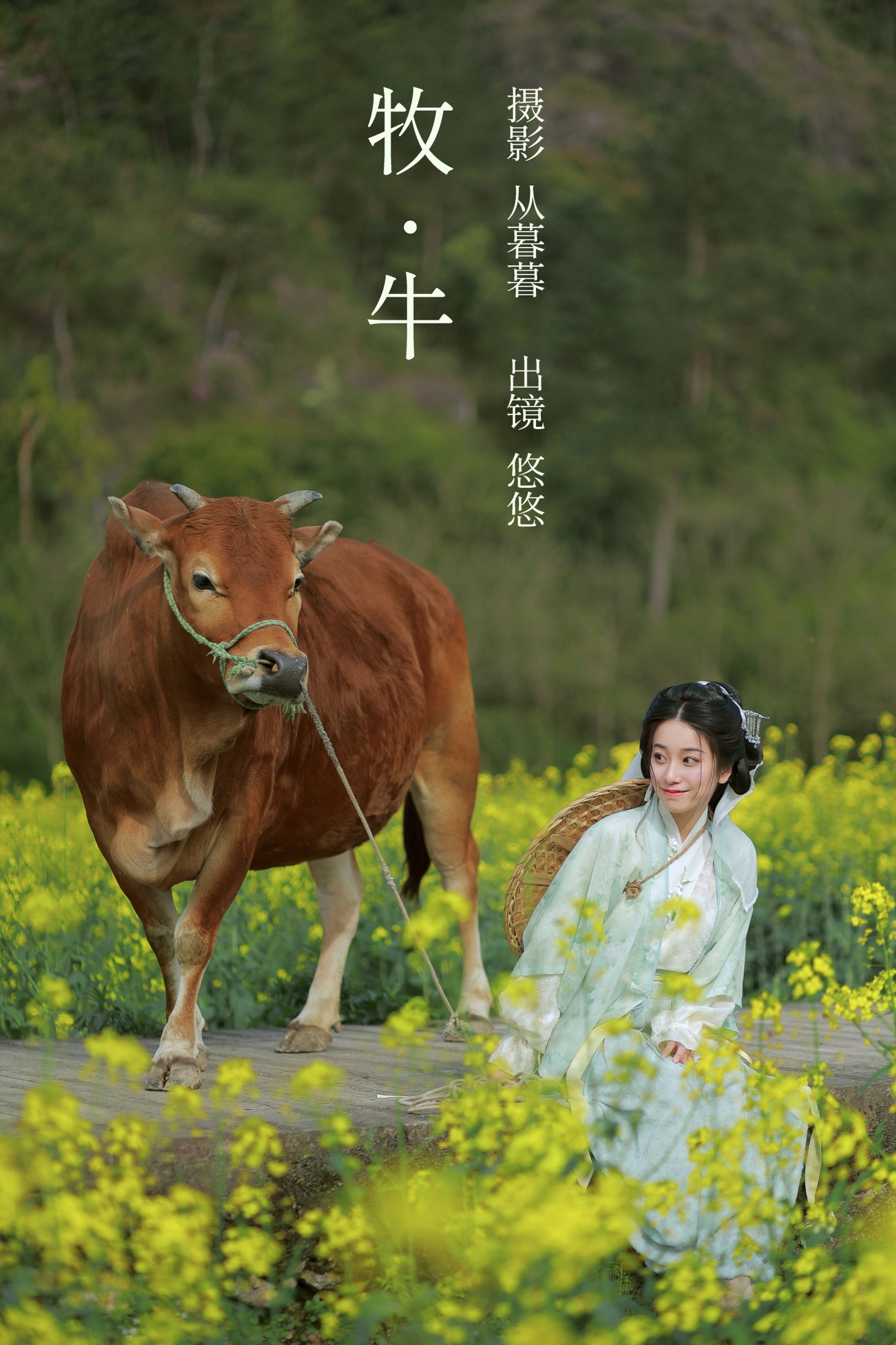 小清菡呀  – 《 牧牛》[22P] 插图1