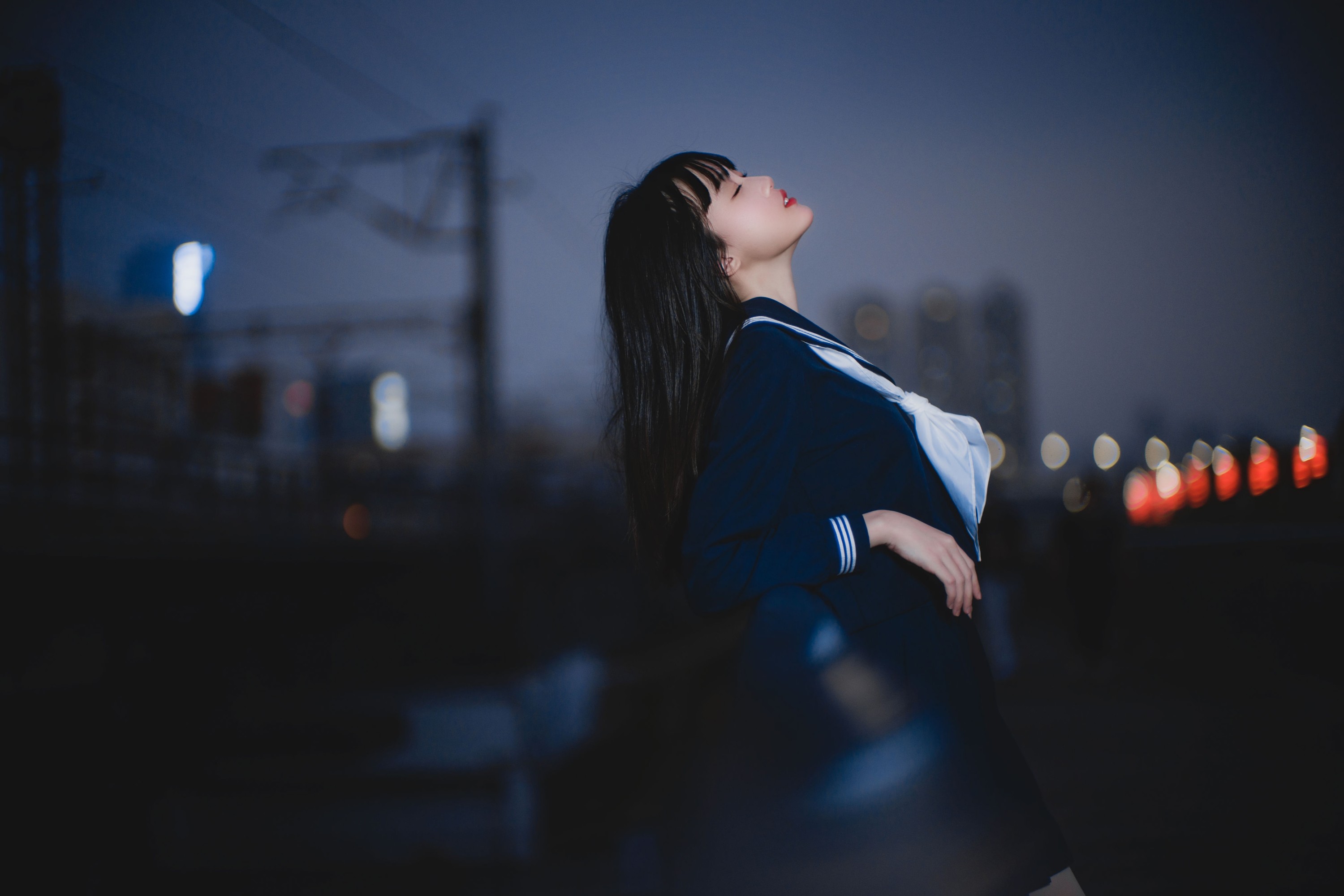小鹿桃i – 《夜路》[22P] 插图4