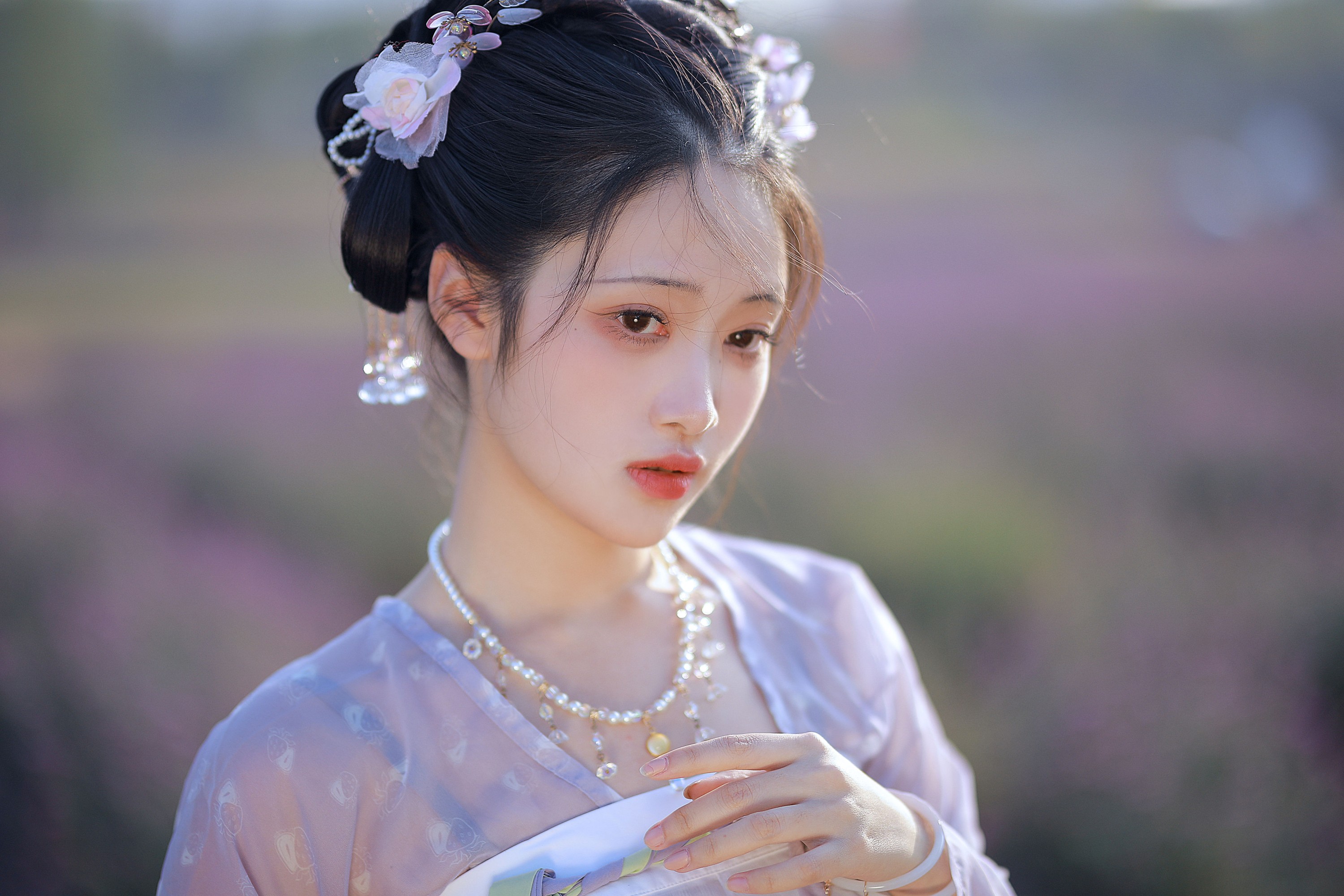 绵绵思远道 – 《花海汉服》[22P] 插图4