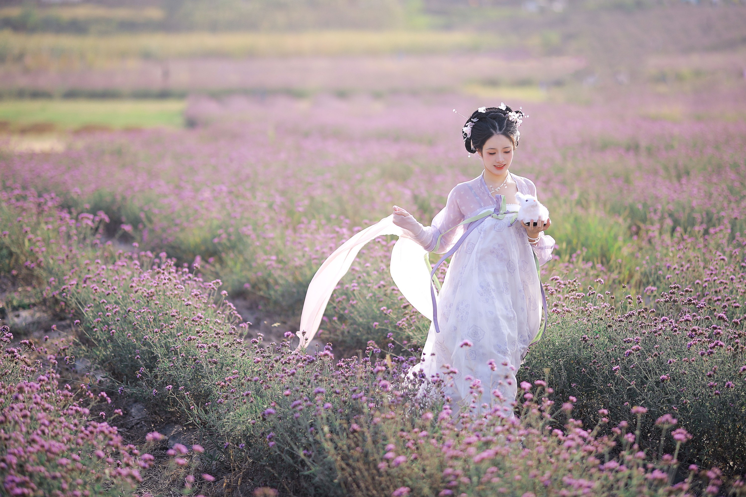 绵绵思远道 – 《花海汉服》[22P] 插图5