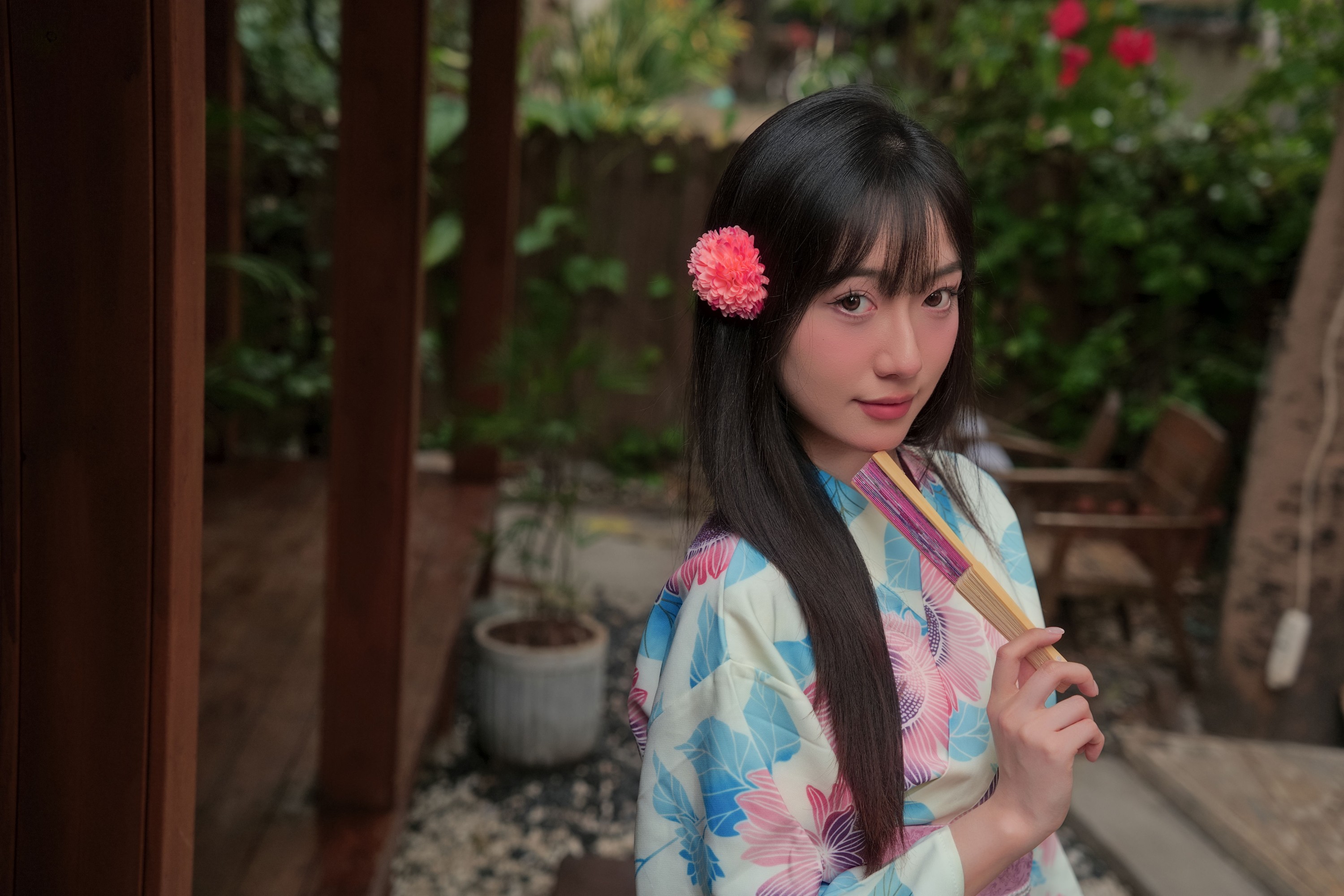 KK – 《和服少女的日系松弛感瞬间》[27P] 插图1